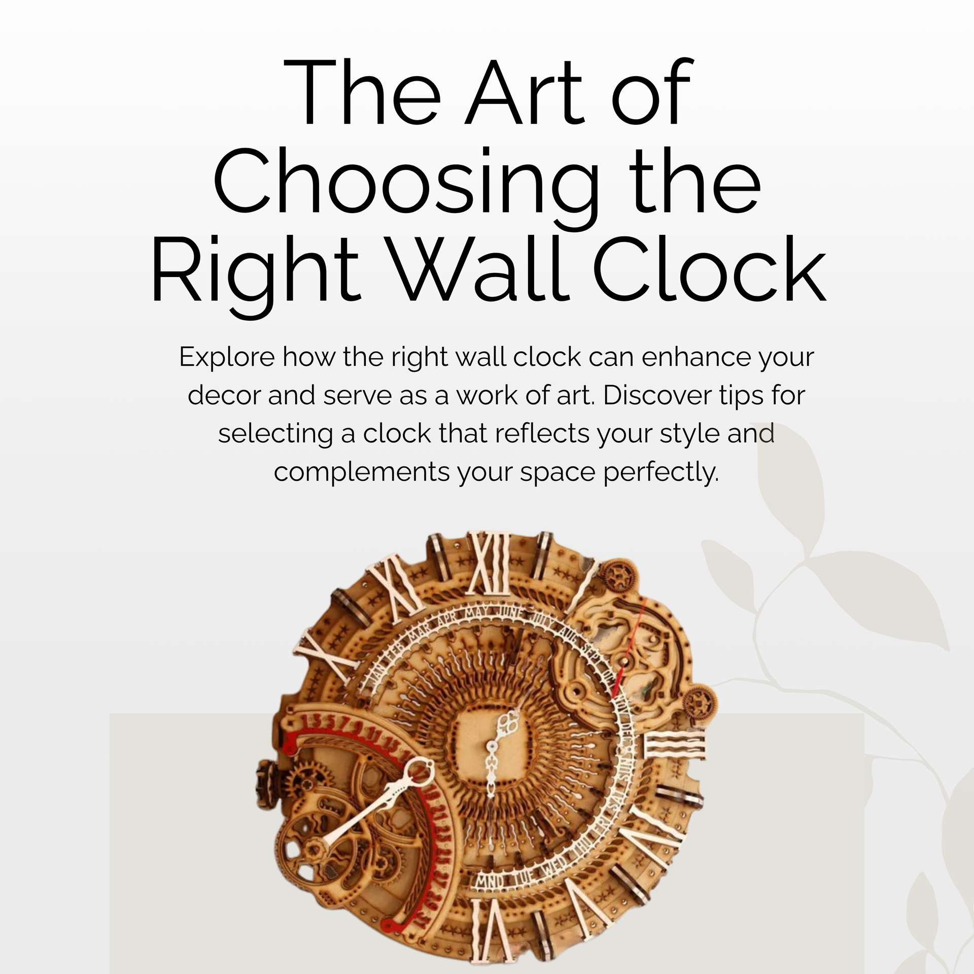 Best Wall Clock Online: A Guide to Choosing Right