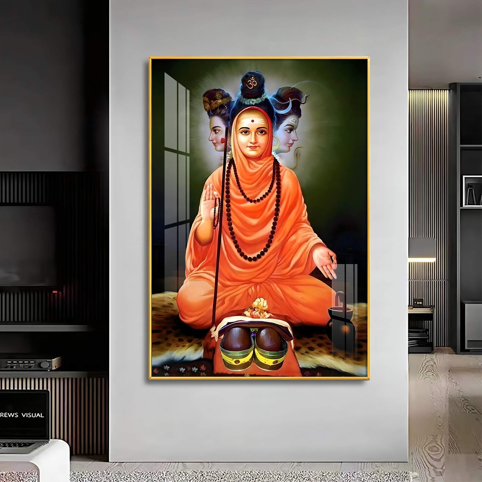 Portrait Of Divine Authority Premium Vertical Acrylic Wall Art