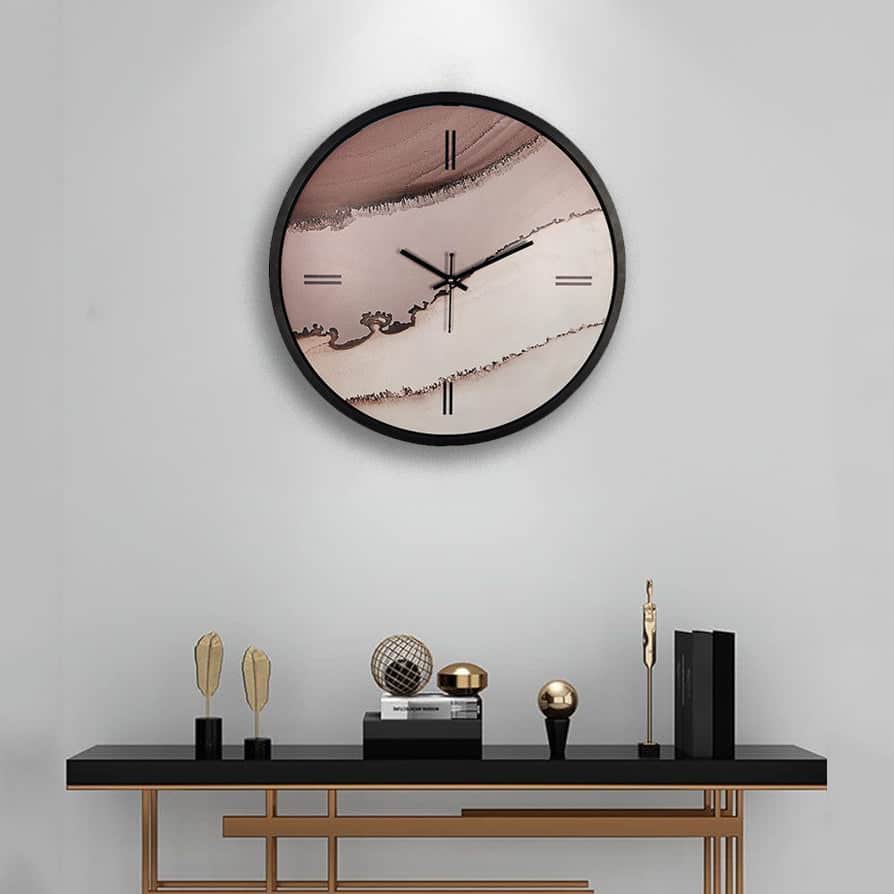 2.	Whimsical Wall Clock Art