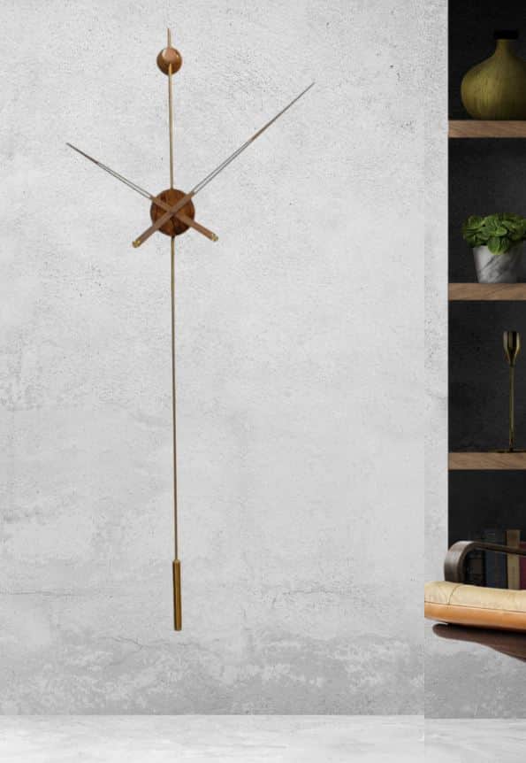 Vintage Wooden Hanging Wall Clock