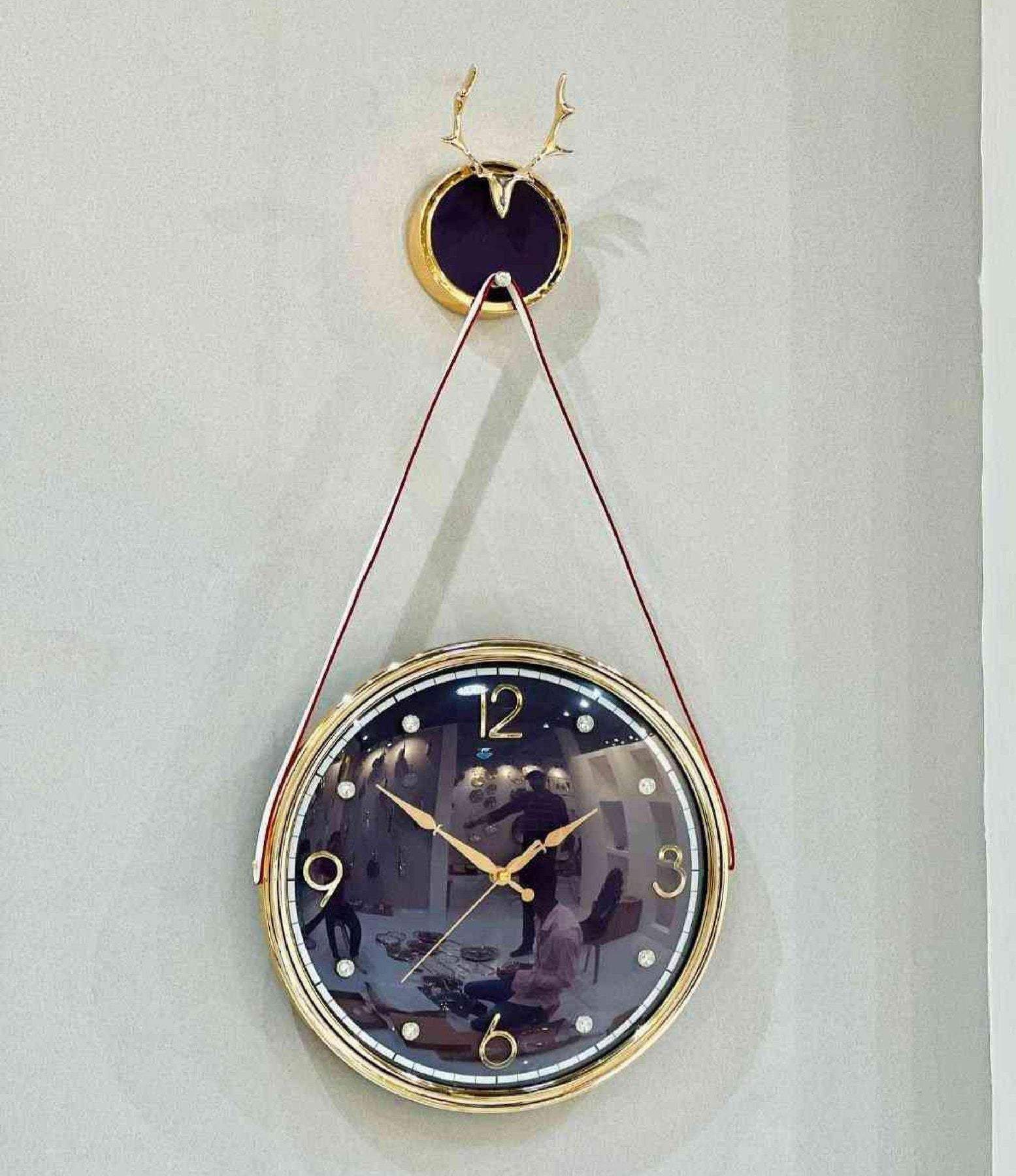 Modern Hanging Metal Clock