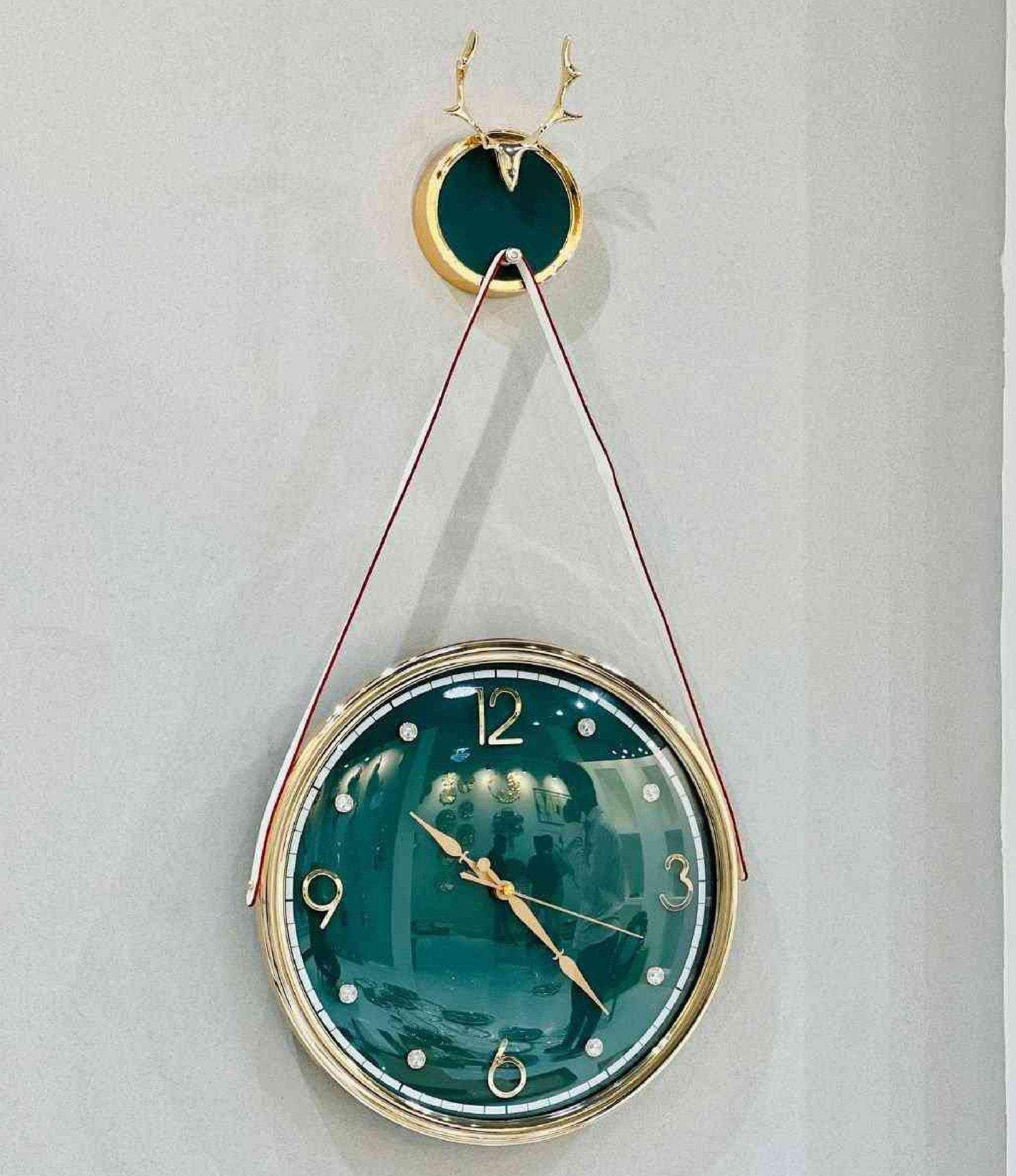 Modern Hanging Metal Clock