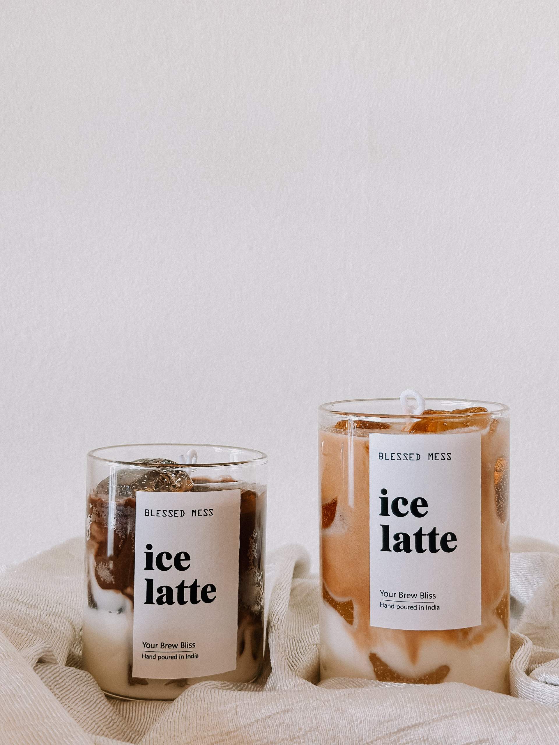 Hand-Poured Iced Latte Candle | Your Brew Bliss | Aesthetic Coffee-Inspired Home Decor Gift