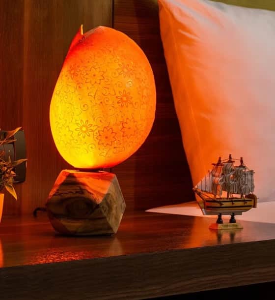 Red Pathiram Lamp (small)