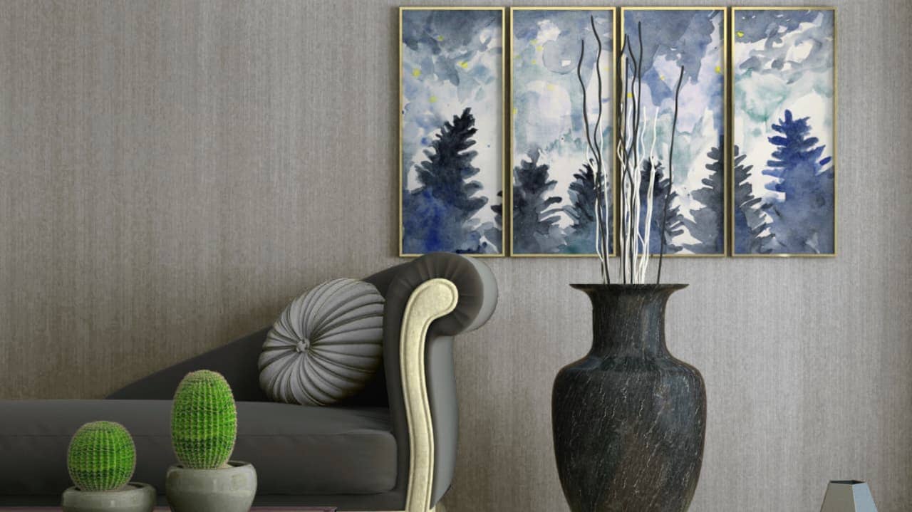 Bold wall art for modern homes