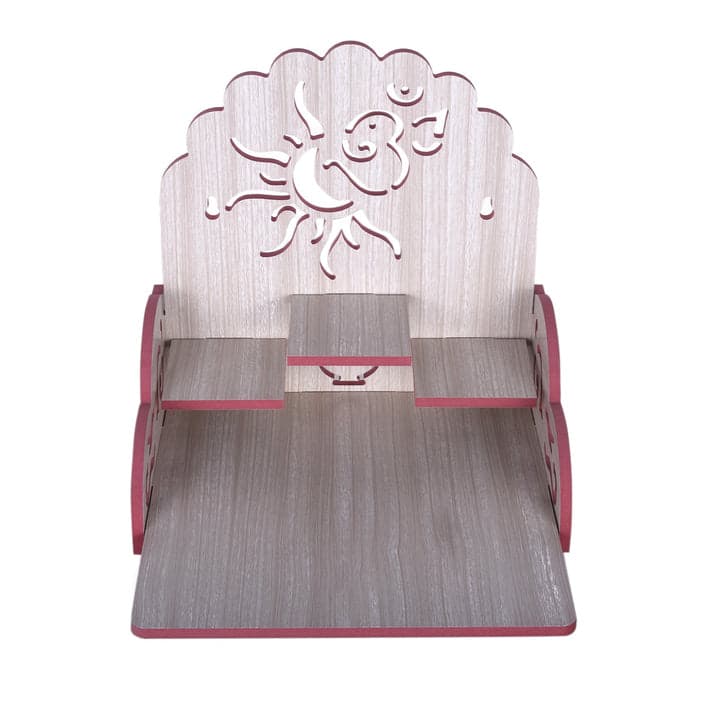 Compact Wooden Office Home Temple: Stylish Workspace Serenity - Image 30