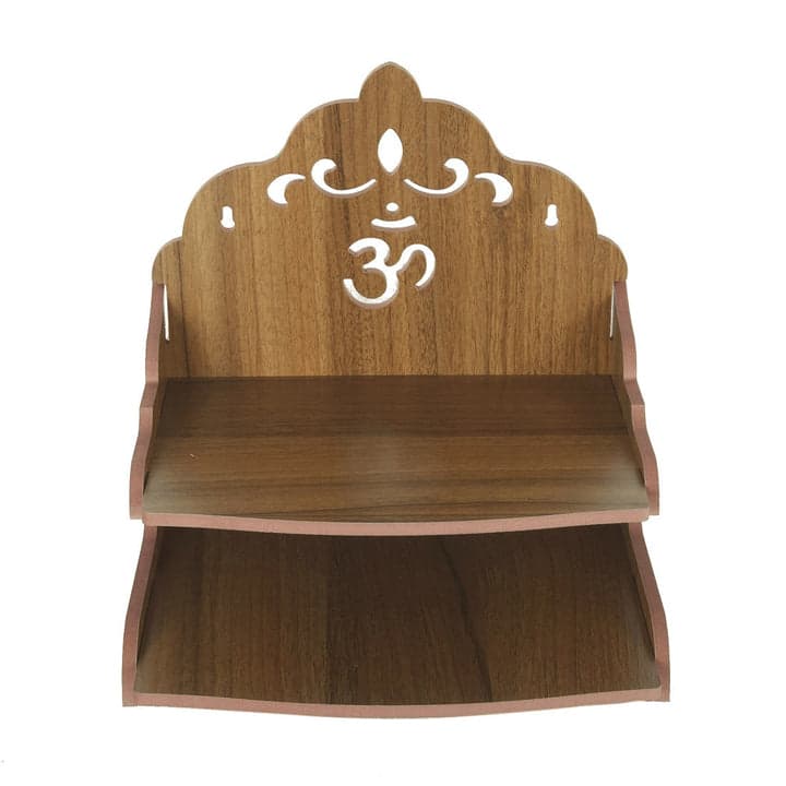 Handmade Beautiful Wooden Temple Wall Hanging And Table Top Home Temple - Image 13