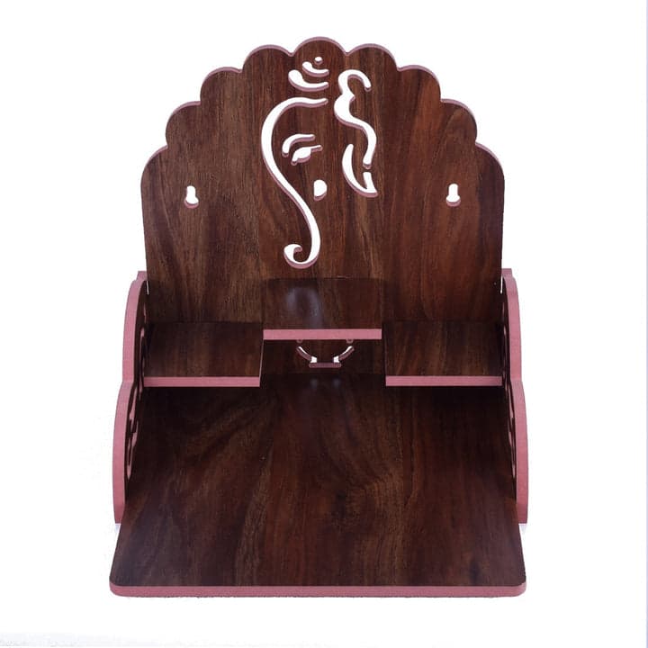 Wooden Small Temple For Pooja Room - Image 5