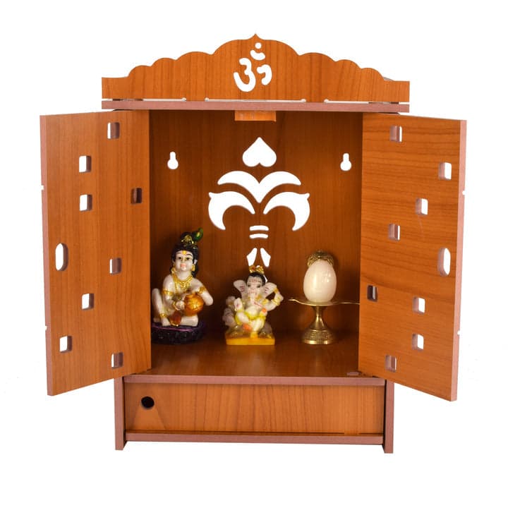Beautiful Wooden Temple For Home And Offce | Small Temple For Home And Office - Image 2