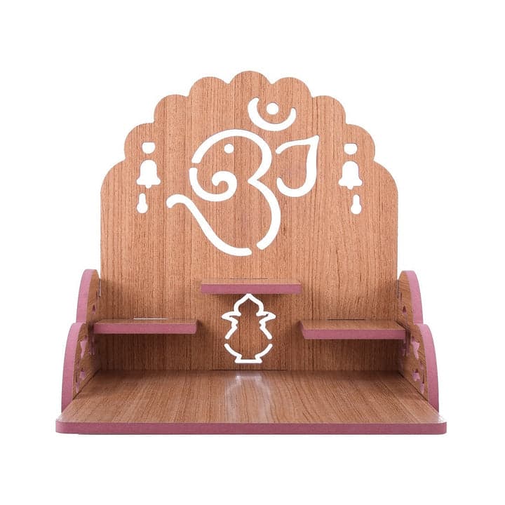 Wooden Small Temple For Pooja Room - Image 3