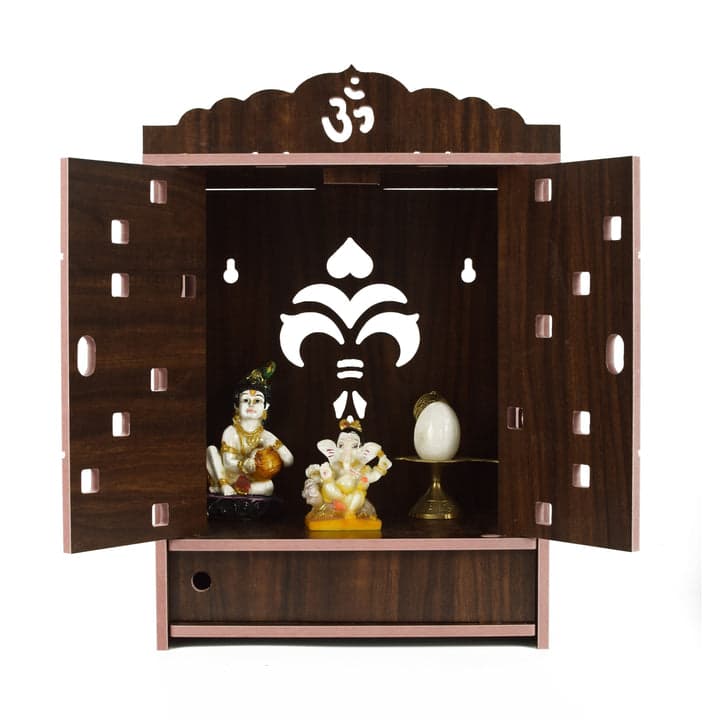 Beautiful Wooden Temple For Home And Offce | Small Temple For Home And Office - Image 20