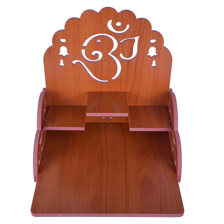 Wooden Small Temple For Pooja Room - Image 8