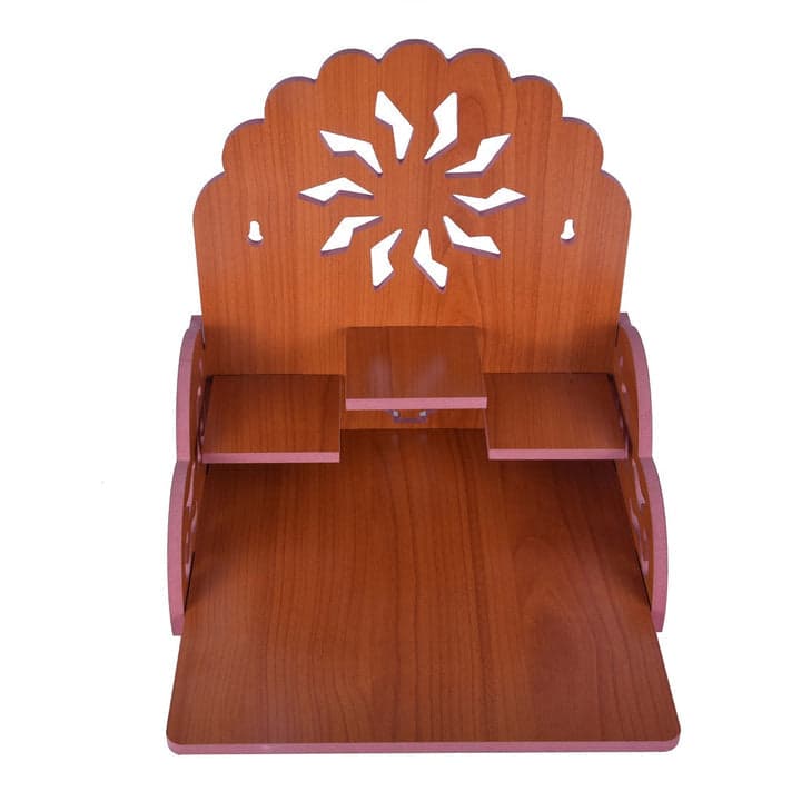 Compact Wooden Office Home Temple: Stylish Workspace Serenity - Image 4