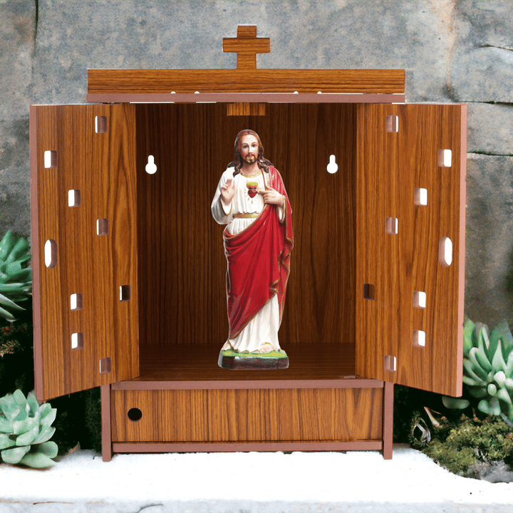 Christian Wooden Wall Hanging Temple For Home And Shop,office And Home Showpiece Temple