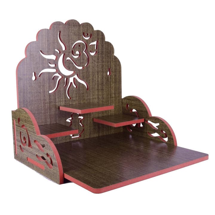 Wooden Small Temple For Pooja Room - Image 8