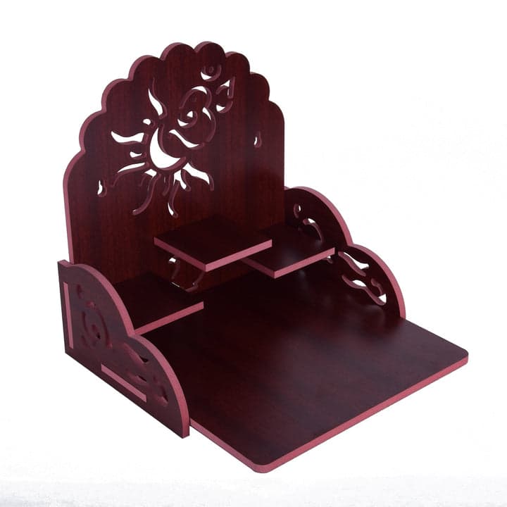 Wooden Small Temple For Pooja Room - Image 4