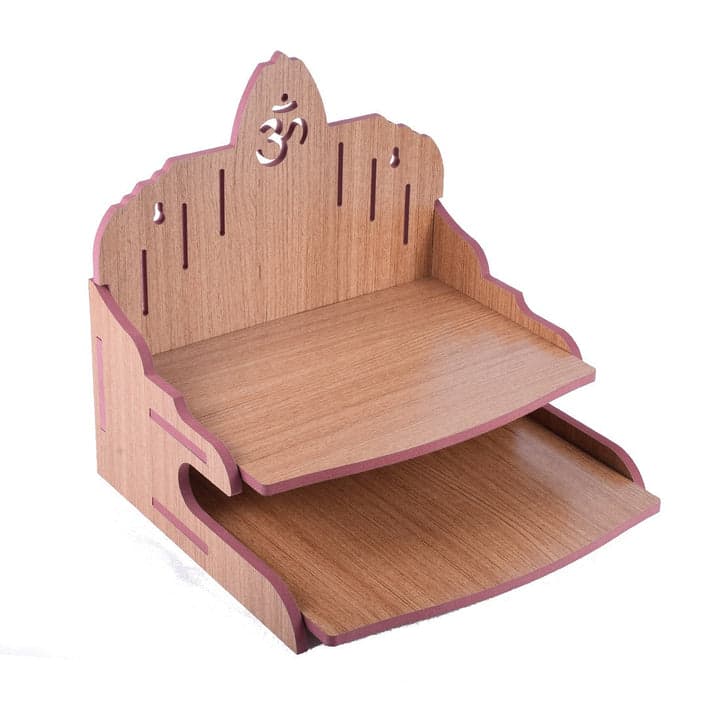 Beautiful Mdf Wooden Temple, Home Wall Mounted - Image 8