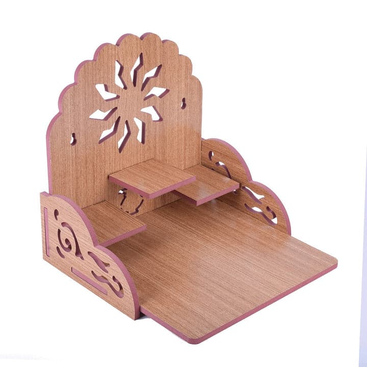 Compact Wooden Office Home Temple: Stylish Workspace Serenity - Image 16