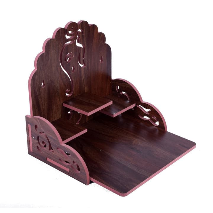 Wooden Small Temple For Pooja Room - Image 4