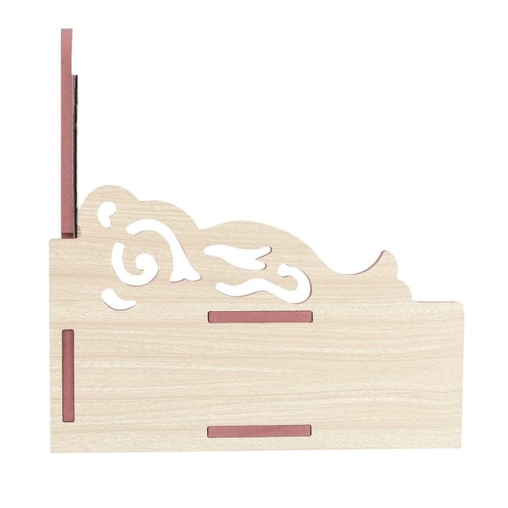 Beautiful Small Acrylic Wooden Temple For Home And Office | Wall Hanging And Table Top Home Mandir | Acraylic Om Design Temple | Decor Beautiful Wooden Temple With Acrylic Om Design - Image 17