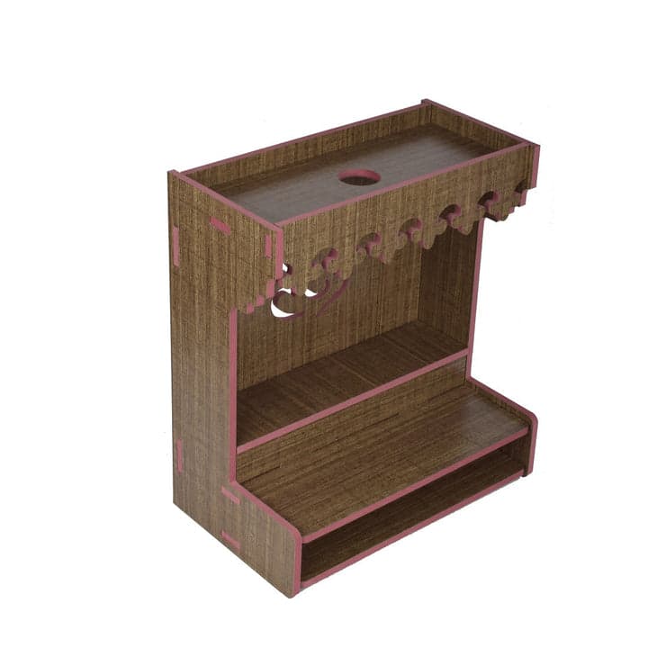 Beautiful Wooden Pooja Stand For Home, Temple For Home And Office | Puja Mandir For Home And Office Wall With Led Light - Image 18