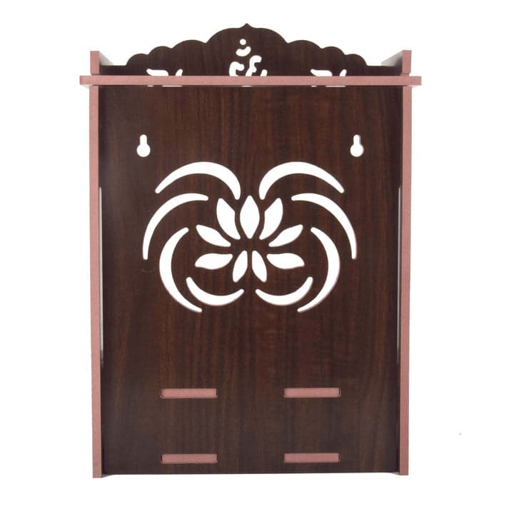 Wooden Bliss Shrine: Tranquil Spiritual Centerpiece | Temple For Home And Office | Wooden Bliss Shrine - Image 6