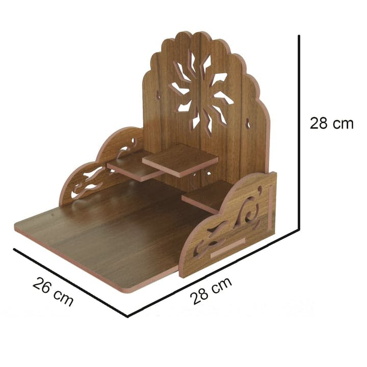 Compact Wooden Office Home Temple: Stylish Workspace Serenity - Image 20