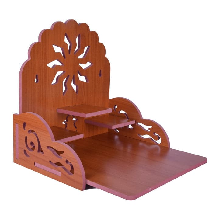 Compact Wooden Office Home Temple: Stylish Workspace Serenity - Image 6