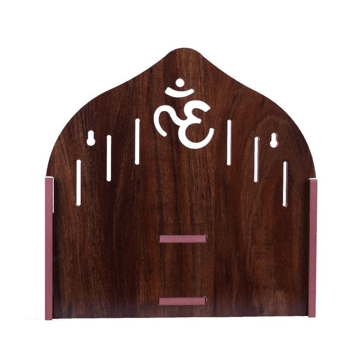 Beautiful Mdf Wooden Temple, Home Wall Mounted - Image 2
