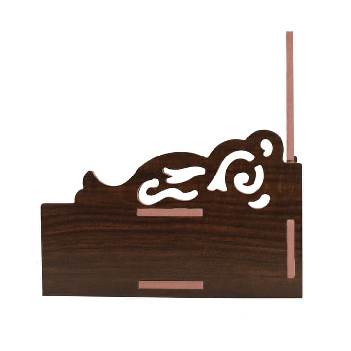 Beautiful Small Acrylic Wooden Temple For Home And Office | Wall Hanging And Table Top Home Mandir | Acraylic Om Design Temple | Decor Beautiful Wooden Temple With Acrylic Om Design - Image 5