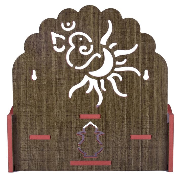 Wooden Small Temple For Pooja Room - Image 9