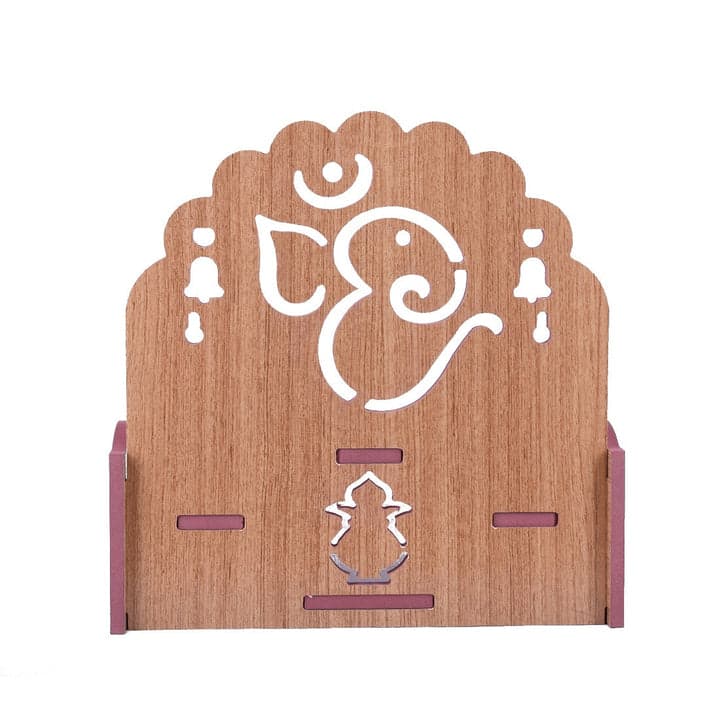 Wooden Small Temple For Pooja Room - Image 4