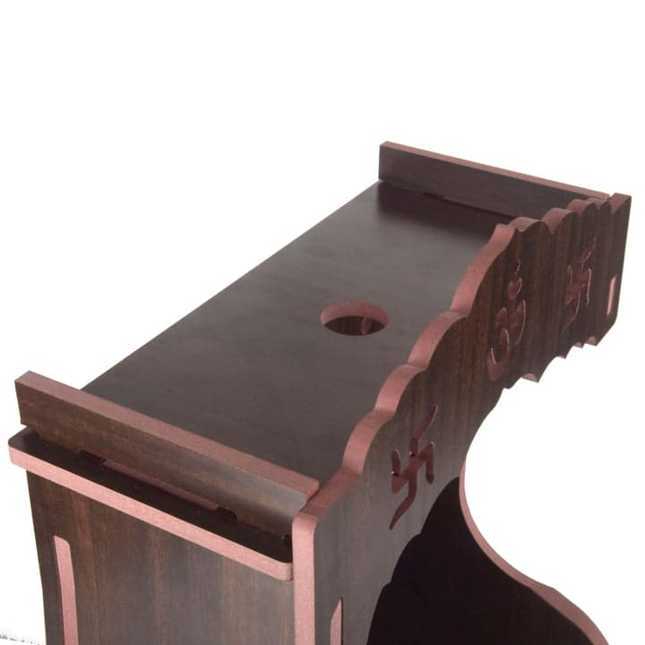 Wooden Bliss Shrine: Tranquil Spiritual Centerpiece | Temple For Home And Office | Wooden Bliss Shrine - Image 5