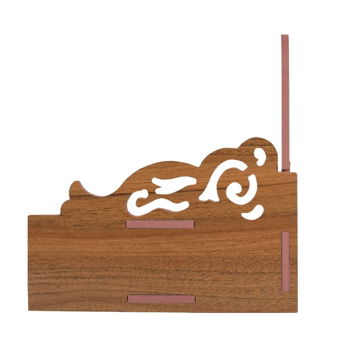 Beautiful Small Acrylic Wooden Temple For Home And Office | Wall Hanging And Table Top Home Mandir | Acraylic Om Design Temple | Decor Beautiful Wooden Temple With Acrylic Om Design - Image 22