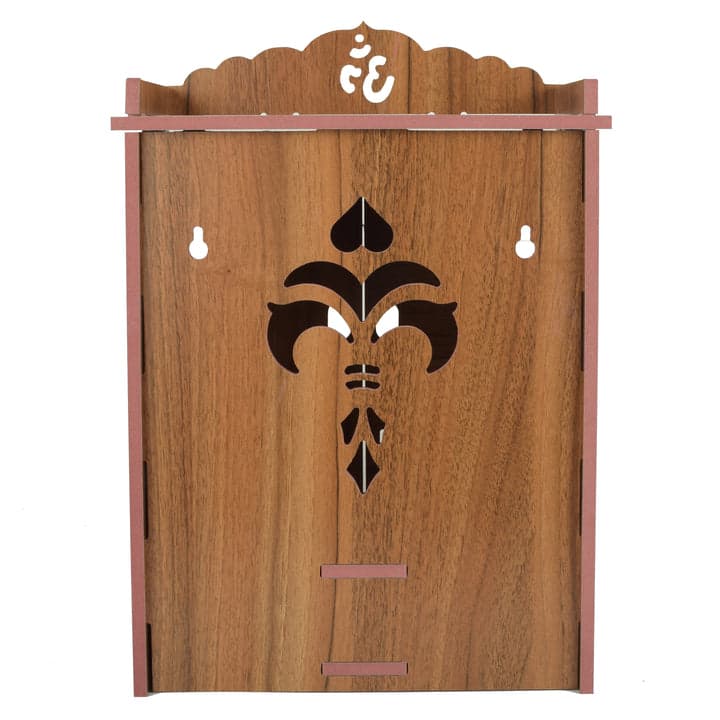 Beautiful Wooden Temple For Home And Offce | Small Temple For Home And Office - Image 12