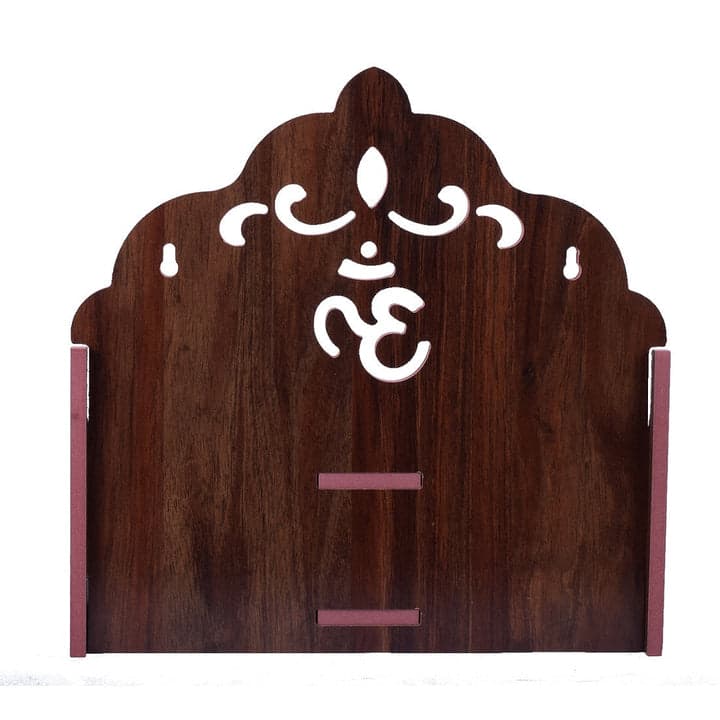 Handmade Beautiful Wooden Temple Wall Hanging And Table Top Home Temple - Image 8