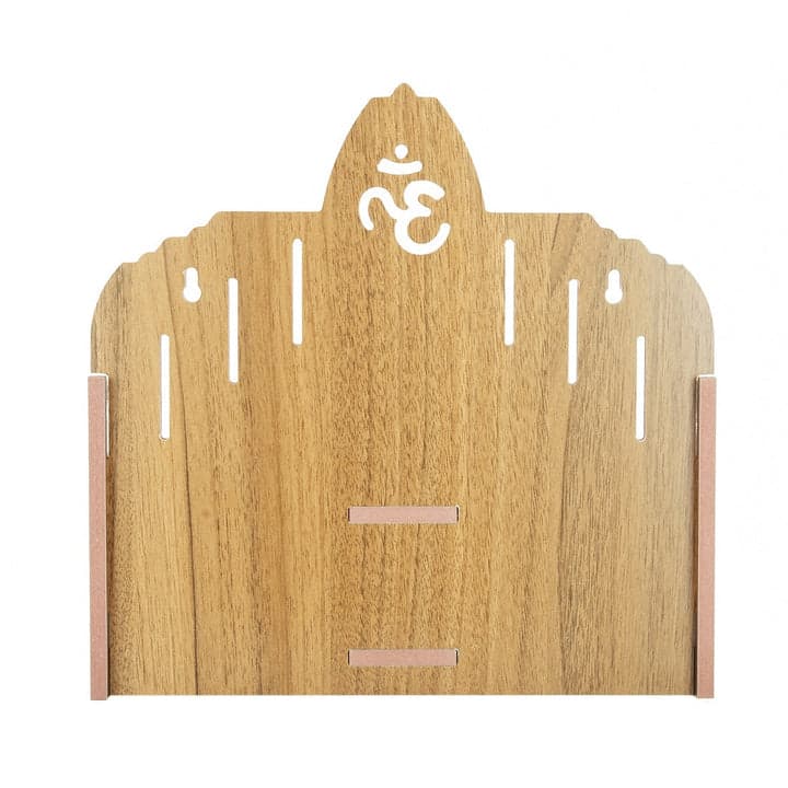 Beautiful Mdf Wooden Temple, Home Wall Mounted - Image 15