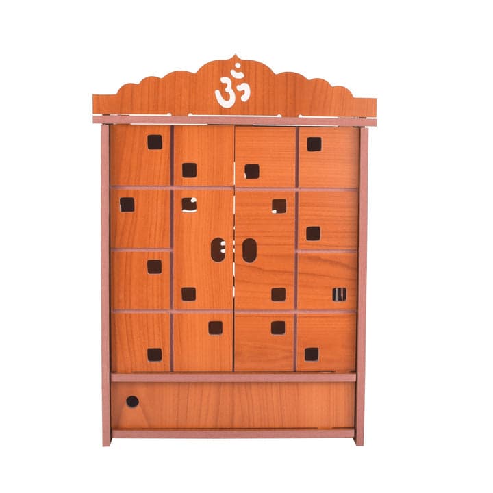 Beautiful Wooden Temple For Home And Offce | Small Temple For Home And Office - Image 4