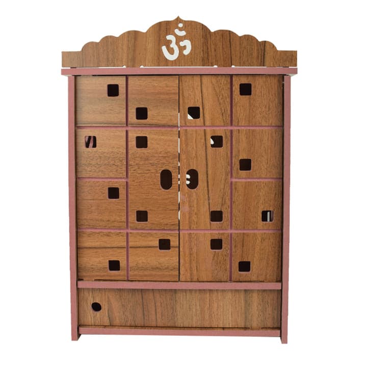 Beautiful Wooden Temple For Home And Offce | Small Temple For Home And Office - Image 10