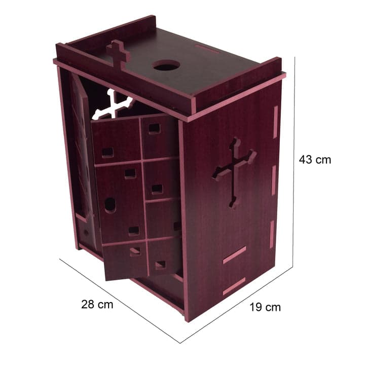 Christian Wooden Wall Hanging Temple For Home And Shop,office And Home Showpiece Temple - Image 10