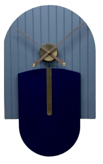 Amber Wooden Wall Clock - Image 2