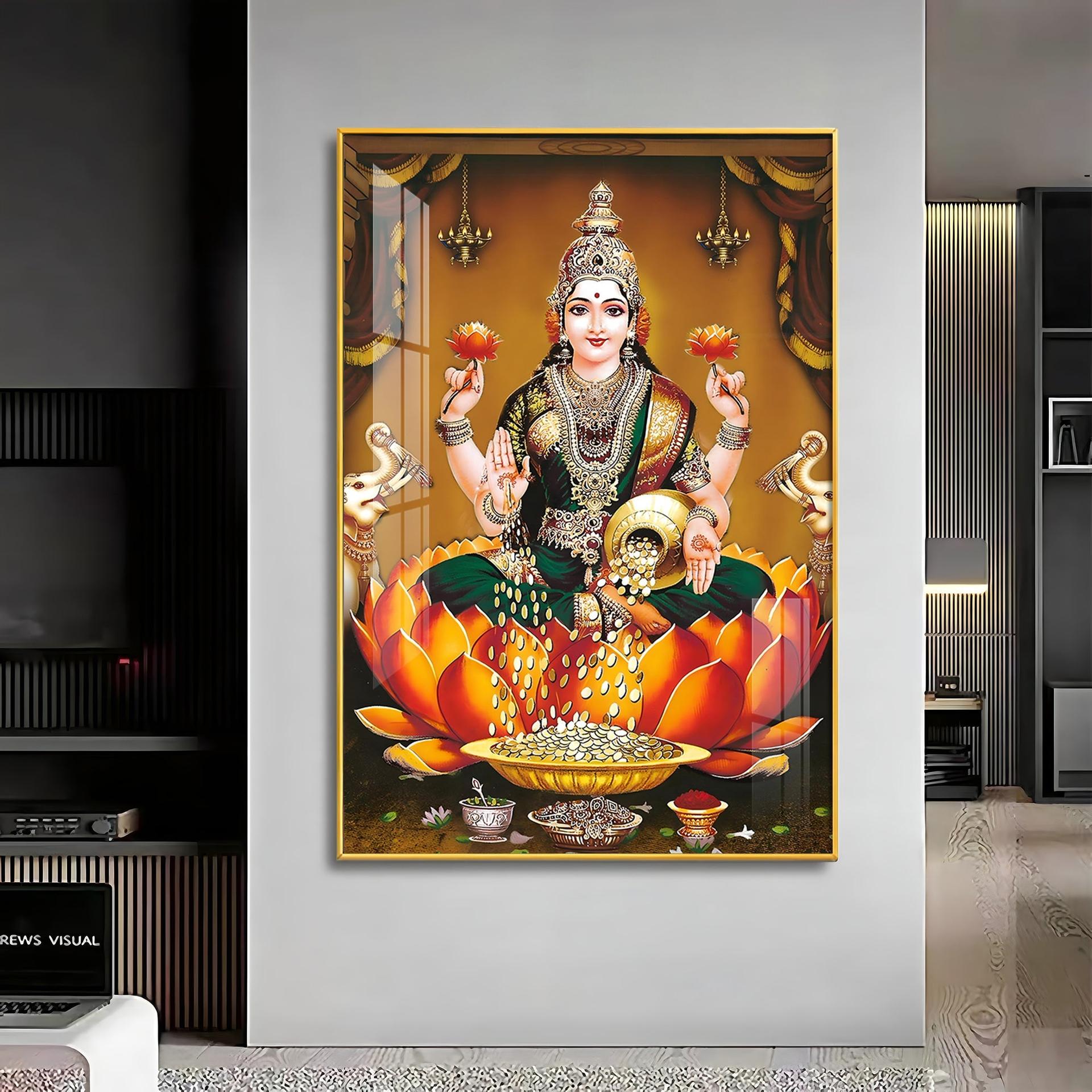 Goddess In Tranquility Premium Vertical Acrylic Wall Art - Image 12