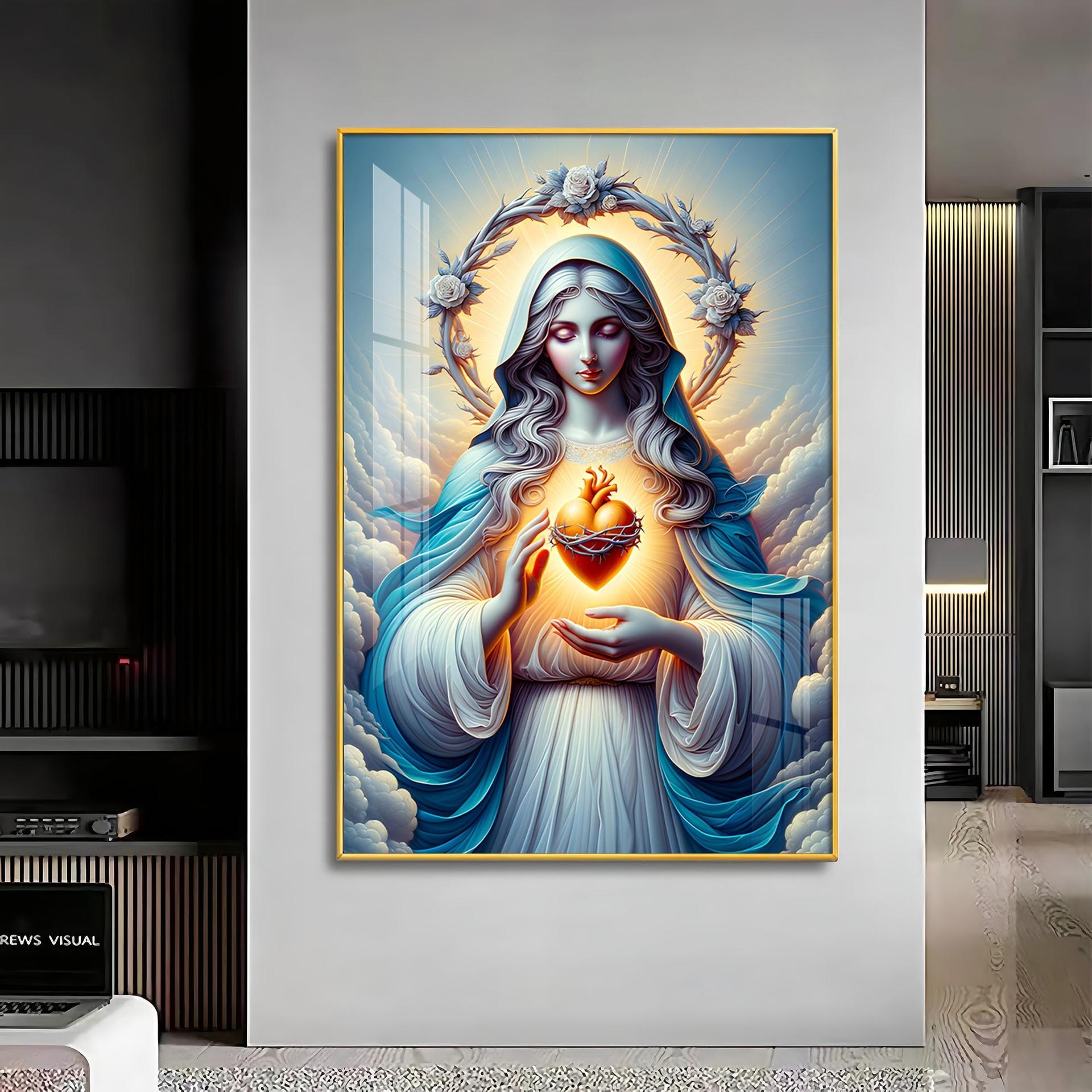 Divine Maternal Love Premium Acrylic Vertical Wall Art - Image 10