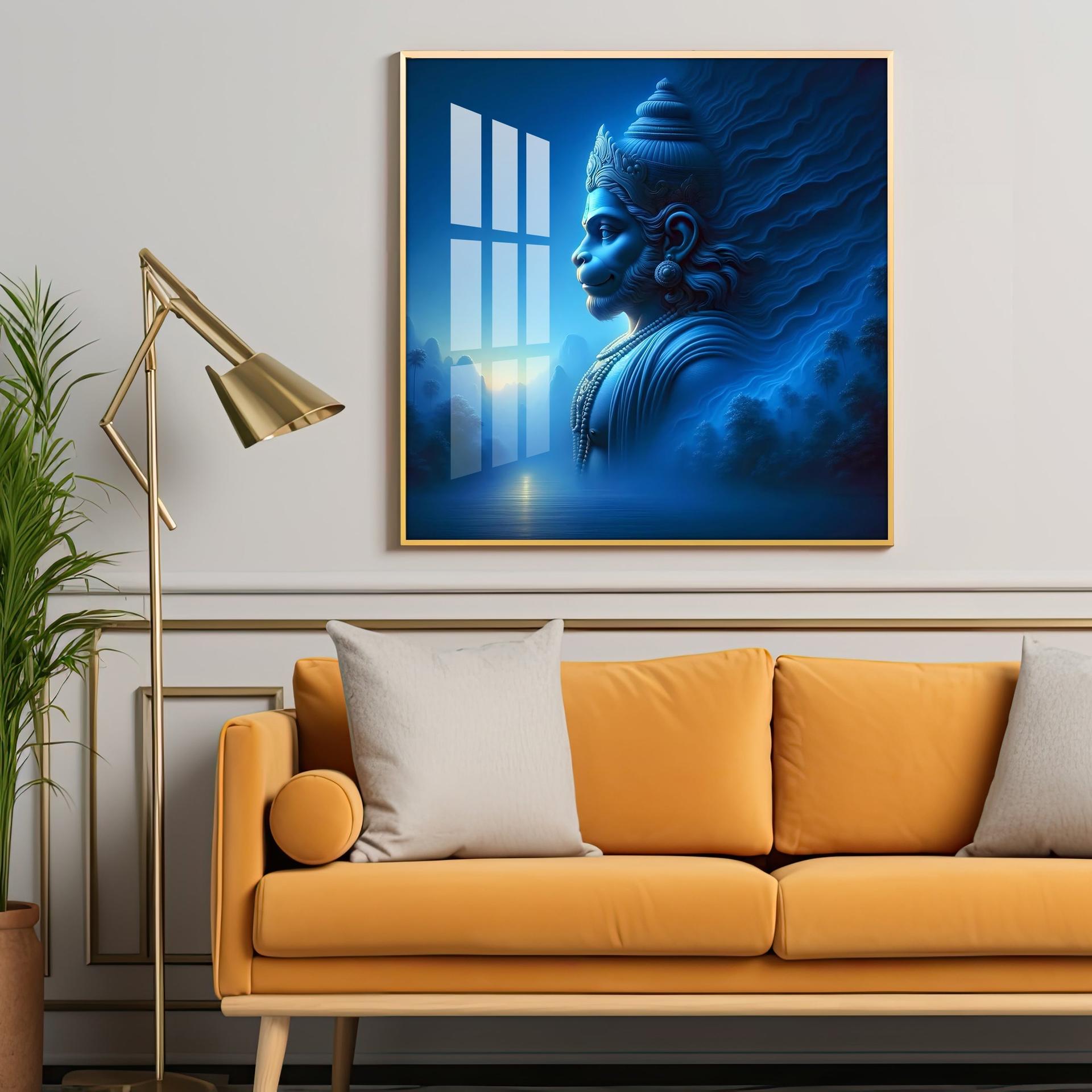 Vaayuputra Premium Acrylic Square Wall Art - Image 9