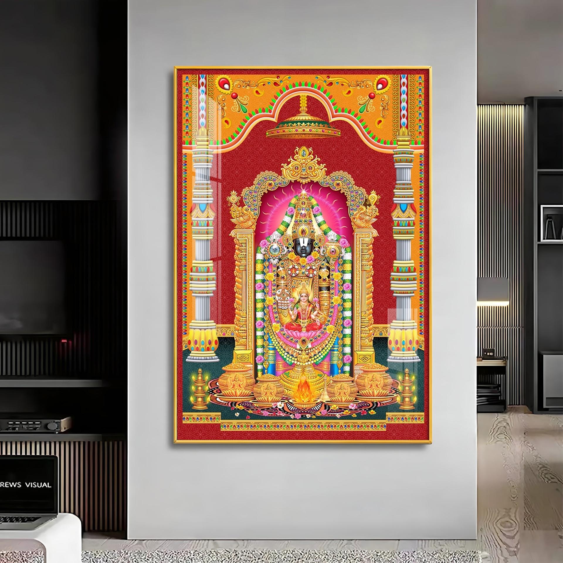 Narayana Blessing Premium Acrylic Vertical Wall Art - Image 16