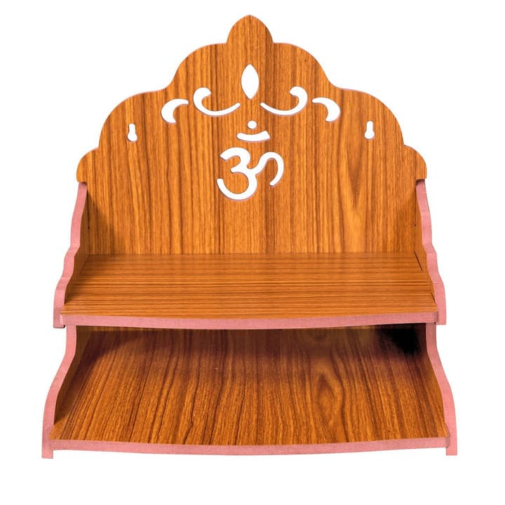 Handmade Beautiful Wooden Temple Wall Hanging And Table Top Home Temple - Image 20