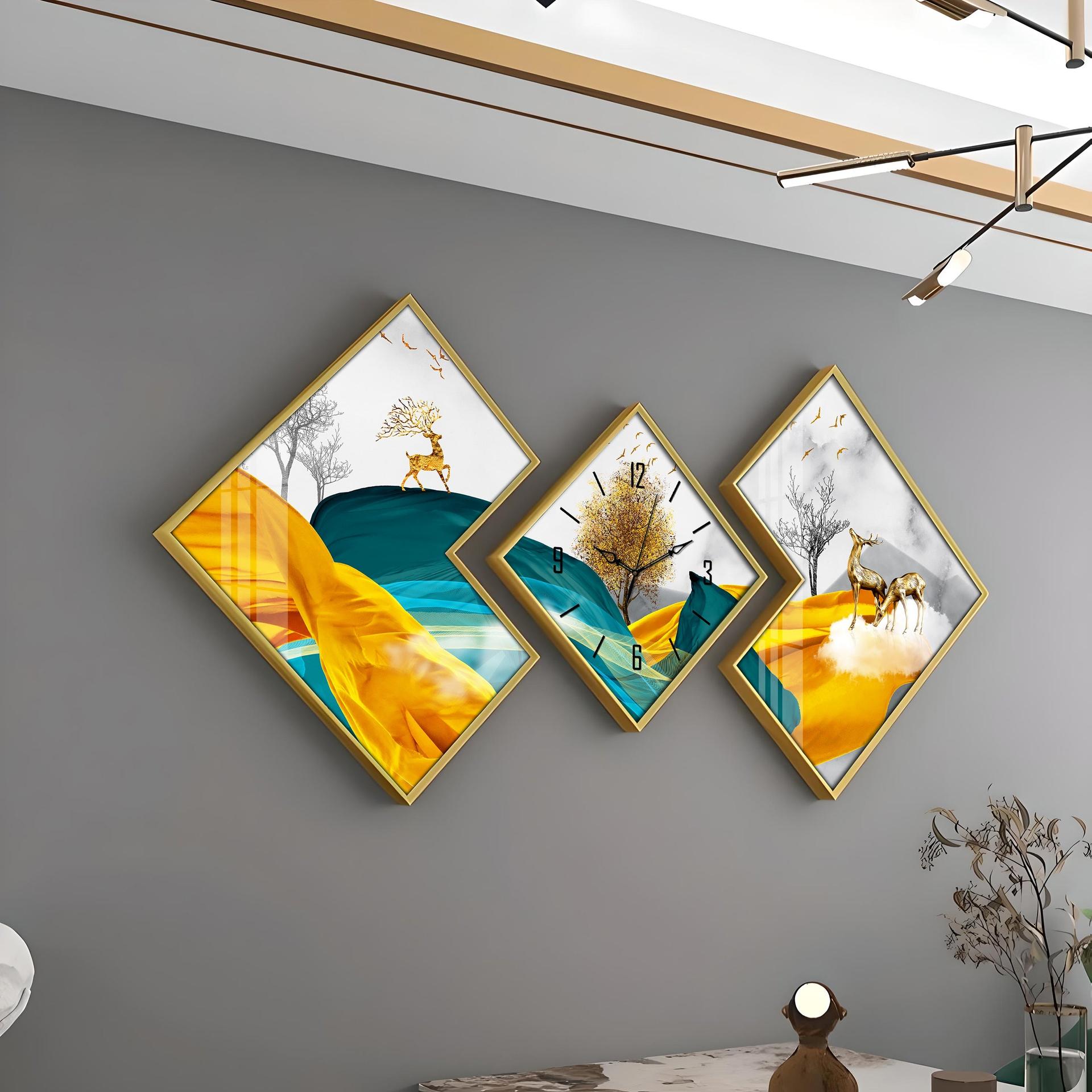 Mystical Deers Premium Acrylic Wall Clock - Image 9