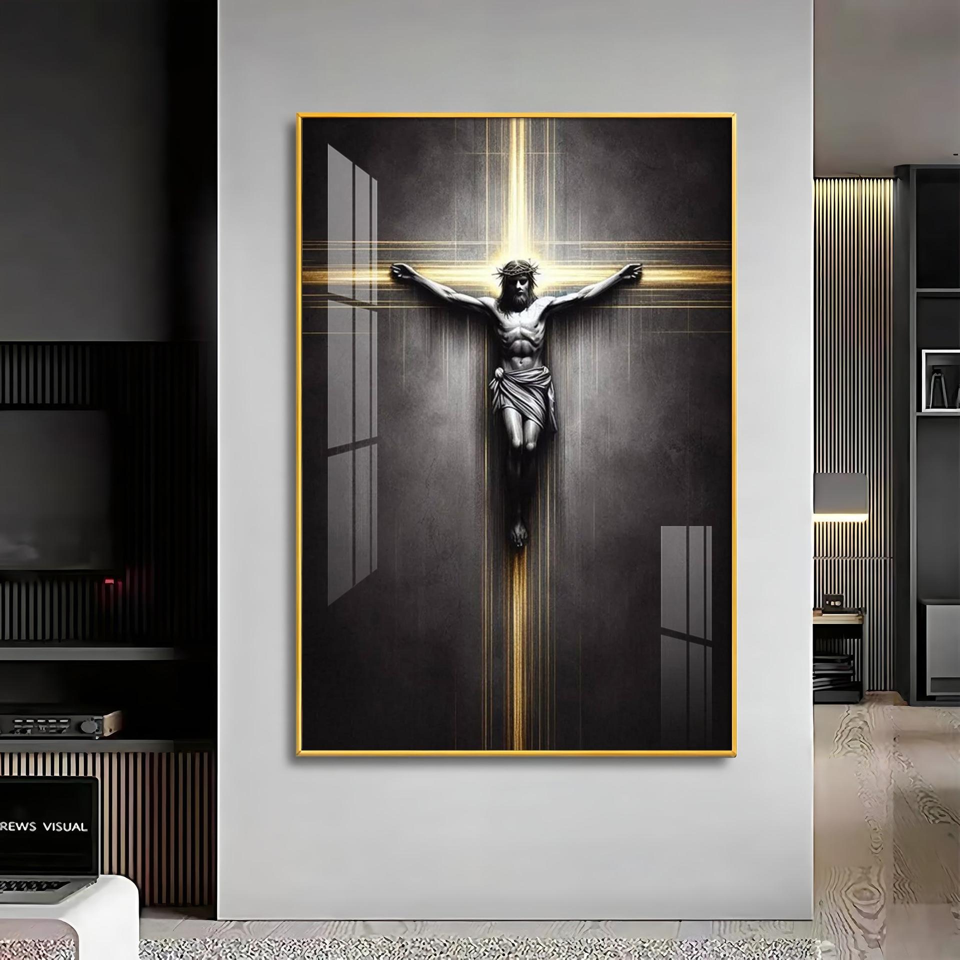 Sacred Crucifixion Premium Acrylic Wall Art - Image 8