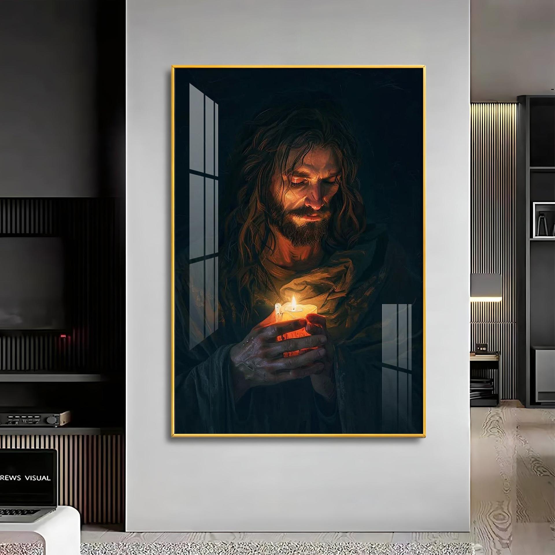 Jesus Christ Faithful Inspiration Premium Acrylic Wall Art - Image 11