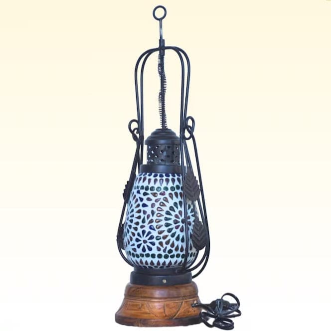 Handcrafted Art Deco Mosaic Light - Image 2